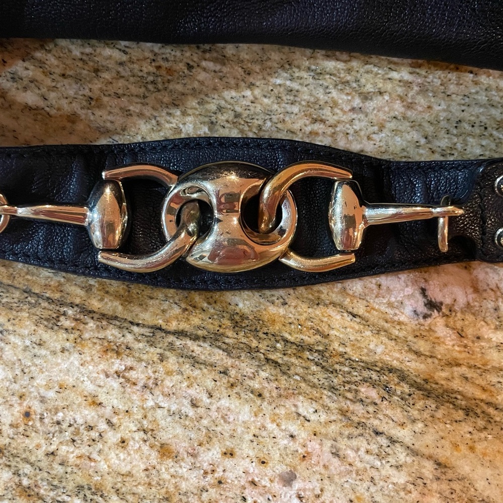 Gucci Black Leather Horsebit Hobo Bag - Picture 3 of 4